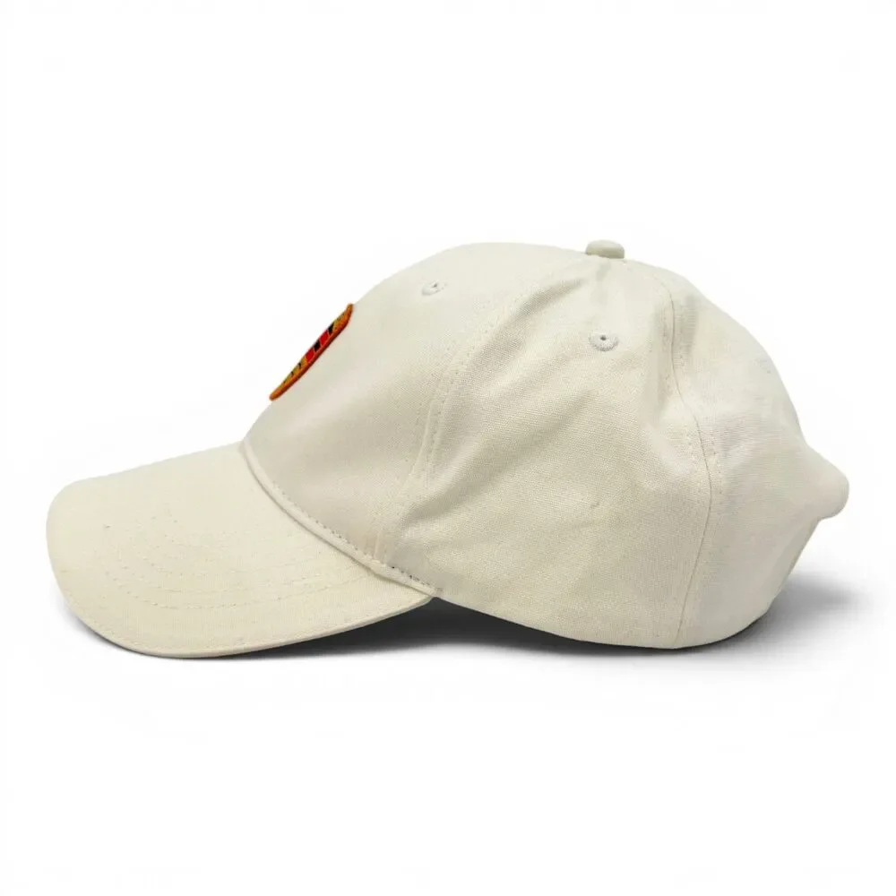 NWT Porsche Crest Adjustable Essential Baseball Cap Cream